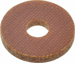 Made in USA - #6 Screw, Grade LE Phenolic Standard Flat Washer - 0.152" ID x 1/2" OD, 0.063" Thick, Plain Finish - Benchmark Tooling