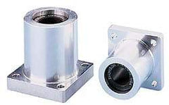 Thomson Industries - 0.754" ID, 1,900 Lb Static Load Capacity, Single Flanged Mounted Linear Bearing - Benchmark Tooling