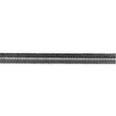 Made in USA - 3/8-16 x 12' Stainless Steel Threaded Rod - Exact Industrial Supply