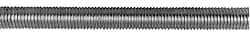 Made in USA - 1-8 UNC (Coarse), 3' Long, Stainless Steel Threaded Rod - Right Hand Thread - Benchmark Tooling