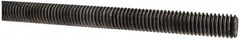 Made in USA - 7/16-14 UNC (Coarse), 3' Long, Low Carbon Steel Threaded Rod - Oil Finish Finish, Right Hand Thread - Benchmark Tooling