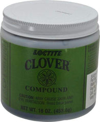 Loctite - 1 Lb Water Soluble Compound - Compound Grade Super Fine, 400 Grit, Black & Gray, Use on General Purpose - Benchmark Tooling