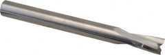 Onsrud - 1/4" Cutting Diam x 3/8" Length of Cut, 2 Flute, Upcut Spiral Router Bit - Uncoated, Right Hand Cut, Solid Carbide, 2-1/2" OAL x 1/4" Shank Diam, Double Edge, 11° Helix Angle - Benchmark Tooling