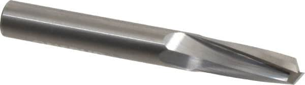 Onsrud - 3/8" Cutting Diam x 1" Length of Cut, 2 Flute, Upcut Spiral Router Bit - Uncoated, Right Hand Cut, Solid Carbide, 3" OAL x 3/8" Shank Diam, Double Edge, 11° Helix Angle - Benchmark Tooling