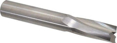 Onsrud - 1/2" Cutting Diam x 1-1/8" Length of Cut, 2 Flute, Upcut Spiral Router Bit - Uncoated, Right Hand Cut, Solid Carbide, 3-1/2" OAL x 1/2" Shank Diam, Double Edge, 11° Helix Angle - Benchmark Tooling