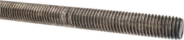 Value Collection - 5/8-11 UNC (Coarse), 3' Long, Stainless Steel Threaded Rod - Right Hand Thread - Benchmark Tooling