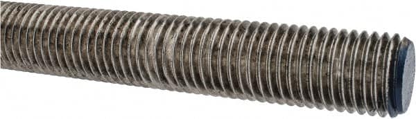 Made in USA - 1-8 UNC (Coarse), 3' Long, Stainless Steel Threaded Rod - Right Hand Thread - Benchmark Tooling