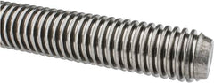 Keystone Threaded Products - 1-1/4-5 Acme, 3' Long, Low Carbon Steel General Purpose Acme Threaded Rod - Oil Finish Finish, Right Hand Thread, 2G Fit - Benchmark Tooling