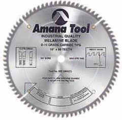 Amana Tool - 8" Diam, 5/8" Arbor Hole Diam, 64 Tooth Wet & Dry Cut Saw Blade - Carbide-Tipped, Crosscut & Cutoff Action, Standard Round Arbor - Benchmark Tooling