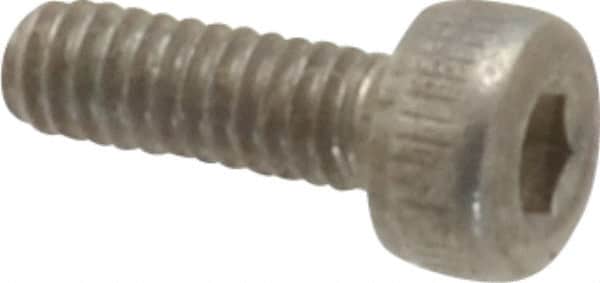 Value Collection - M2x0.40 Metric Coarse Hex Socket Drive, Socket Cap Screw - Grade 18-8 & Austenitic A2 Stainless Steel, Uncoated, Fully Threaded, 6mm Length Under Head - Benchmark Tooling