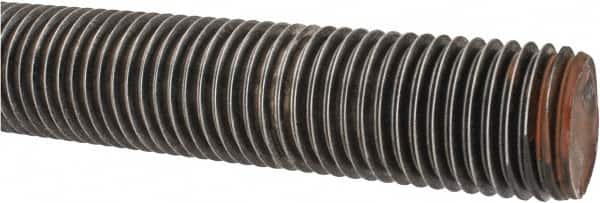 Value Collection - 1-1/4-7 UNC (Coarse), 3' Long, Alloy Steel Threaded Rod - Right Hand Thread - Benchmark Tooling