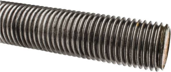 Value Collection - 1-1/2-6 UNC (Coarse), 3' Long, Alloy Steel Threaded Rod - Right Hand Thread - Benchmark Tooling