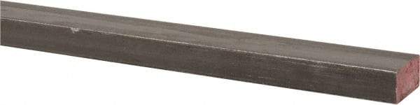 Made in USA - 36" Long x 1/8" High x 1/4" Wide, Mill Key Stock - W-1 (Water Hardening) Tool Steel - Benchmark Tooling