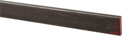 Made in USA - 36" Long x 1/8" High x 1/2" Wide, Mill Key Stock - W-1 (Water Hardening) Tool Steel - Benchmark Tooling