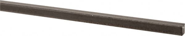 Made in USA - 36" Long x 1/8" High x 1/8" Wide, Key Stock - W-1 (Water Hardening) Tool Steel - Benchmark Tooling