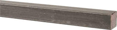 Made in USA - 36" Long x 1/2" High x 1/2" Wide, Key Stock - W-1 (Water Hardening) Tool Steel - Benchmark Tooling