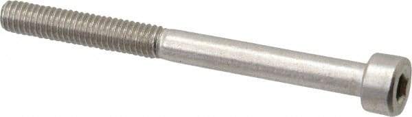 Value Collection - M4x0.70 Metric Coarse Hex Socket Drive, Socket Cap Screw - Grade 18-8 & Austenitic A2 Stainless Steel, Uncoated, Partially Threaded, 45mm Length Under Head - Benchmark Tooling