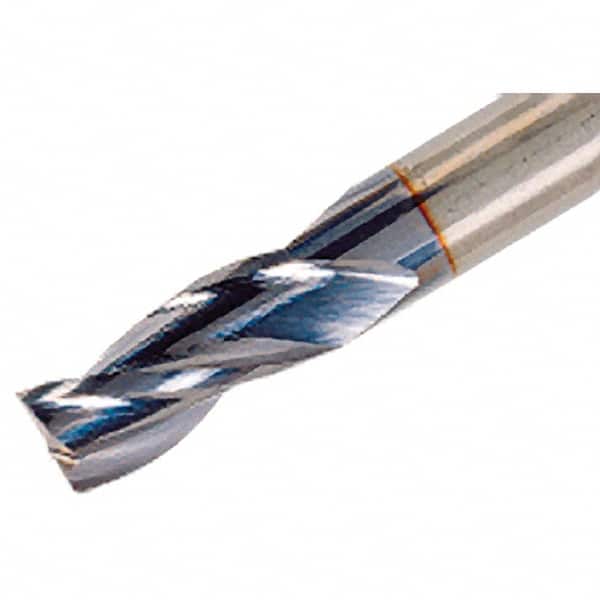Iscar - 18mm, 32mm LOC, 18mm Shank Diam, 92mm OAL, 3 Flute, Solid Carbide Square End Mill - Single End, TiAlN Finish, Spiral Flute, 38° Helix, Right Hand Cut, Right Hand Flute - Benchmark Tooling