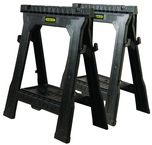 STANLEY® Folding Sawhorse Twin Pack - Benchmark Tooling
