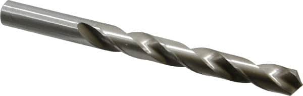 Chicago-Latrobe - 37/64" 118° High Speed Steel Jobber Drill - Bright Finish, Right Hand Cut, Spiral Flute, Straight Shank, 6-5/8" OAL, Standard Point - Benchmark Tooling