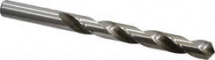 Chicago-Latrobe - 39/64" 118° High Speed Steel Jobber Drill - Bright Finish, Right Hand Cut, Spiral Flute, Straight Shank, 7-1/8" OAL, Standard Point - Benchmark Tooling