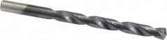Chicago-Latrobe - 21/64" 135° Cobalt Jobber Drill - TiAlN Finish, Right Hand Cut, Spiral Flute, Straight Shank, 4-5/8" OAL, Split Point - Benchmark Tooling