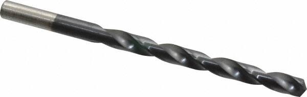 Chicago-Latrobe - Letter B 135° Cobalt Jobber Drill - TiAlN Finish, Right Hand Cut, Spiral Flute, Straight Shank, 4" OAL, Split Point - Benchmark Tooling