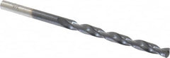 Chicago-Latrobe - #14 135° Cobalt Jobber Drill - TiAlN Finish, Right Hand Cut, Spiral Flute, Straight Shank, 3-3/8" OAL, Split Point - Benchmark Tooling