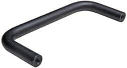 Amatom Electronic Hardware - 6-3/4" Long x 1-3/4" High, Round Handle - Black Oxide Finish, Brass, 6-7/16" Center to Center - Benchmark Tooling