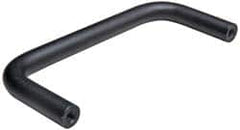 Amatom Electronic Hardware - 6-3/4" Long x 1-3/4" High, Round Handle - Black Oxide Finish, Brass, 6-7/16" Center to Center - Benchmark Tooling