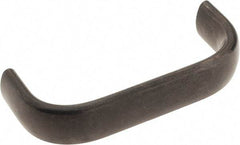 Amatom Electronic Hardware - 3-9/32" Long x 0.63" Wide x 1-9/32" High, Oval Handle - Black Oxide Finish, Stainless Steel, 3" Center to Center - Benchmark Tooling