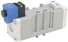 Parker - 4 Way, 2 Position, Aluminum Solenoid Valve - Normally Open Through Ports 1 & 2, Nitrile Seal - Benchmark Tooling