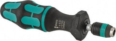 Wera - 1 Piece, 0.3 to 1.2 N/m, Adjustable Torque Limiting Screwdriver - 6" OAL, 1/4" Drive, 0.05" Graduation - Benchmark Tooling