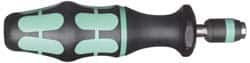 Wera - 1 Piece, 2-1/2 to 11-1/2 In/Lb, Preset Torque Limiting Screwdriver - 1/4" Drive - Benchmark Tooling