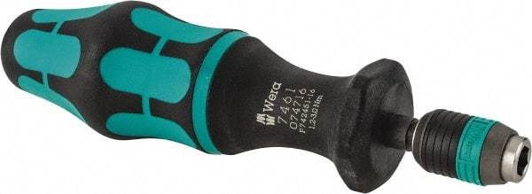 Wera - 1 Piece, 1.2 to 3 N/m, Preset Torque Limiting Screwdriver - 1/4" Drive - Benchmark Tooling