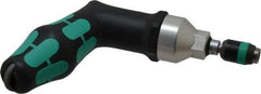 Wera - 3 to 6 N/m, Adjustable Torque Limiting Screwdriver - 6" OAL, 1/4" Drive, 1/4" Graduation - Benchmark Tooling