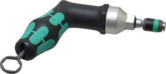 Wera - 25 to 55 In/Lb, Adjustable Torque Limiting Screwdriver - 6" OAL, 1/4" Drive, 2.5 In/Lb Graduation - Benchmark Tooling