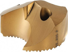 Seco - Series SD100, 25.4mm Diam 140° Replaceable Drill Tip - Carbide, TiAlN Finish, Through Coolant - Benchmark Tooling