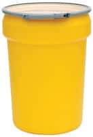 Eagle - 30 Gallon Capacity, Plastic Lever Lock, Yellow Lab Pack - 5 Gallon Container, Polyethylene, 220 Lb. Capacity, UN 1H2/X100/S Listing - Benchmark Tooling