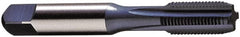 Vermont Tap & Die - M5x0.80 Metric Coarse 6H 4 Flute Nitride/Oxide Finish Powdered Metal Straight Flute Machine Tap - Modified Bottoming, Right Hand Thread, 2-3/8" OAL, 1/2" Thread Length, D4 Limit, Oversize - Exact Industrial Supply