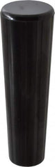 Gibraltar - 1/2-13 Hole, 1-1/32" Deep Hole, Phenolic, Female Insert Fluted Tapered Knob - 4-3/8 OAL, 1" Base Diam, Black, 1-3/8" Head Diam - Benchmark Tooling