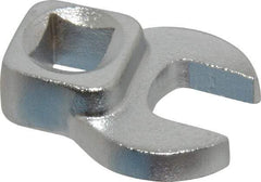 Blackhawk by Proto - 1/2" 3/8" Drive Chrome Open End Crowfoot Wrench - 1-13/32" OAL - Benchmark Tooling