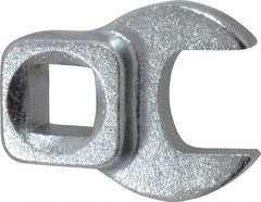 Blackhawk by Proto - 9/16" 3/8" Drive Chrome Open End Crowfoot Wrench - 1-13/32" OAL - Benchmark Tooling