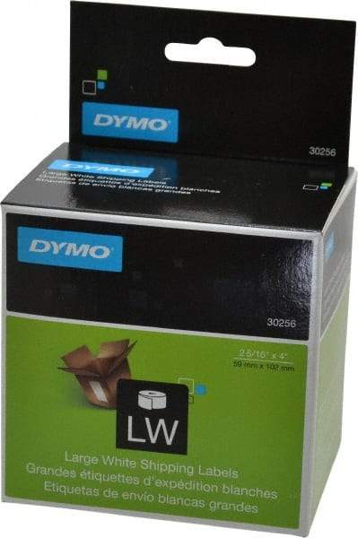 Dymo - 4" Long, White Shipping Label - 2-5/16" Wide, 4" Long - Benchmark Tooling