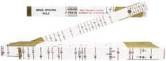 Lufkin - 6' Long, 1/16" Graduation, Folding Rule - 5/8" Wide, Wood - Benchmark Tooling