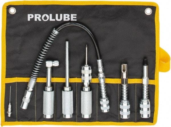 PRO-LUBE - Zinc Plated Grease Gun Accessory Kit - Benchmark Tooling