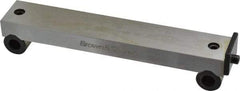 TESA Brown & Sharpe - 5-3/4 Inch Long x 1 Inch Wide x 0.0003 Inch Center to Center Accuracy, 0.0002 Inch Parallelism, 5 Inch Between Rolls, Sine Bar - Includes Back Plate - Benchmark Tooling