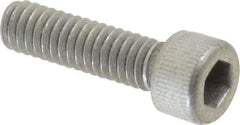 Value Collection - #8-32 UNC Hex Socket Drive, Socket Cap Screw - Alloy Steel, Zinc-Plated Finish, Fully Threaded, 5/8" Length Under Head - Benchmark Tooling