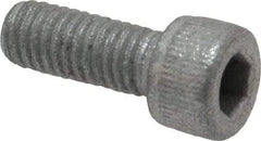 Value Collection - #10-32 UNF Hex Socket Drive, Socket Cap Screw - Alloy Steel, Zinc-Plated Finish, Fully Threaded, 1/2" Length Under Head - Benchmark Tooling