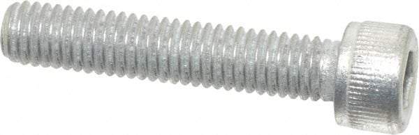 Value Collection - #10-32 UNF Hex Socket Drive, Socket Cap Screw - Alloy Steel, Zinc-Plated Finish, Fully Threaded, 1" Length Under Head - Benchmark Tooling